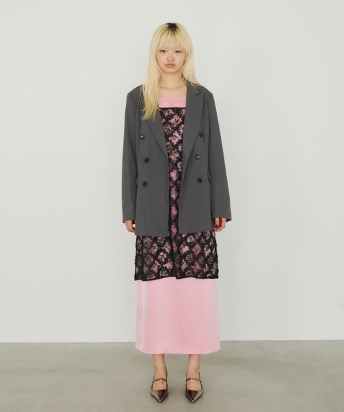 キラキラフラッフィーレースドレス / kirakira fluffy lace dress