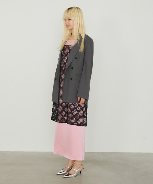 ANDRESD(アンドレスド)の「キラキラフラッフィーレースドレス / kirakira fluffy lace dress(ドレス・レディース・ブラック/オフホワイト・M/L)」の13枚目の写真