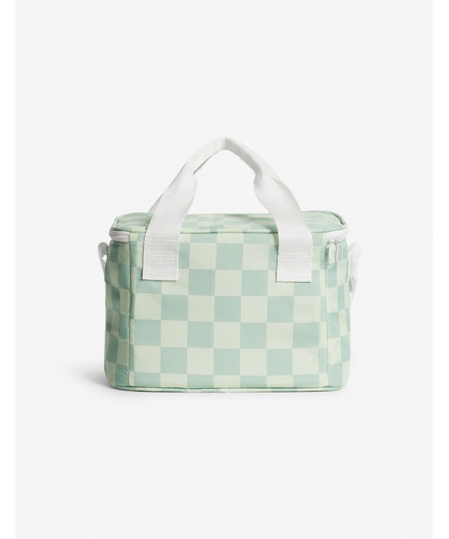 Maison Kitsune(メゾンキツネ)の「CAFE KITSUNE CHECKERBOARD COOLER BAG(ハンドバッグ・メンズ・グリーン・U)」の3枚目の写真