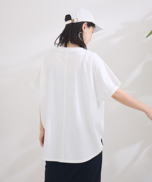 KATHARINE ROSS（キャサリンロス）の「【KATHARINE ROSS】【margaux vintage】cord embroidery Tee（Tシャツ/カットソー・レディース・ブラック/オフホワイト・MEDIUM）」の16枚目の写真