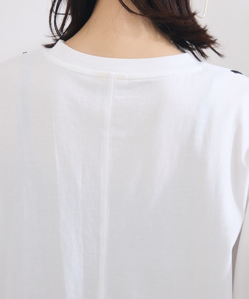 KATHARINE ROSS（キャサリンロス）の「【KATHARINE ROSS】【margaux vintage】cord embroidery Tee（Tシャツ/カットソー・レディース・ブラック/オフホワイト・MEDIUM）」の15枚目の写真