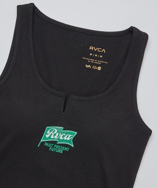 RVCA（ルーカ）の「RVCA レディース ONSHORE RIBBED TT タンクトップ 【2025年夏モデル】/ルーカカップ付きクロップド丈リブタンクトップ（タンクトップ・レディース・ブラック/ピンク系その他/ホワイト・SMALL/MEDIUM）」の15枚目の写真