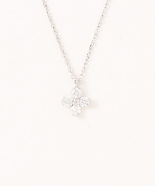 ALLURELLE】silver925 ジルコニアモチーフネックレス KNF127