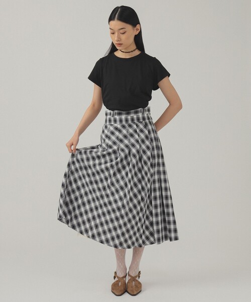 Ray BEAMS（レイビームス）の「ツイスト バルーン Tシャツ（Tシャツ/カットソー・レディース・ブラック/ホワイト・ONE SIZE）」の7枚目の写真