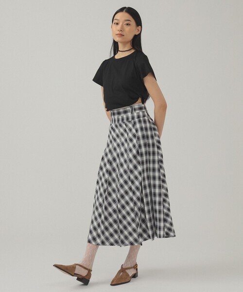 Ray BEAMS（レイビームス）の「ツイスト バルーン Tシャツ（Tシャツ/カットソー・レディース・ブラック/ホワイト・ONE SIZE）」の6枚目の写真