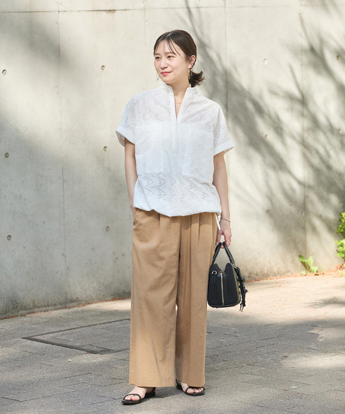 JOURNAL STANDARD（ジャーナルスタンダード）の「《追加4》ウォッシャブルC/LIVIS ワイドパンツ（その他パンツ・レディース・ブラック/ライトグレー/オートミール/キャメル・34/36/38/40）」の18枚目の写真