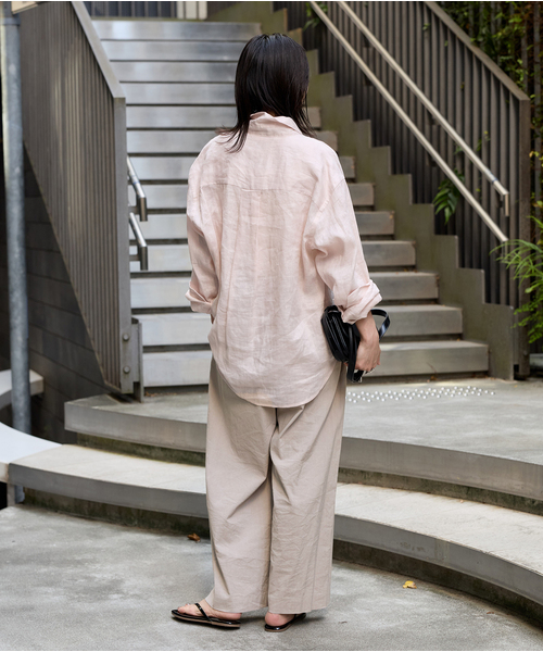 JOURNAL STANDARD（ジャーナルスタンダード）の「《追加4》ウォッシャブルC/LIVIS ワイドパンツ（その他パンツ・レディース・ブラック/ライトグレー/オートミール/キャメル・34/36/38/40）」の7枚目の写真