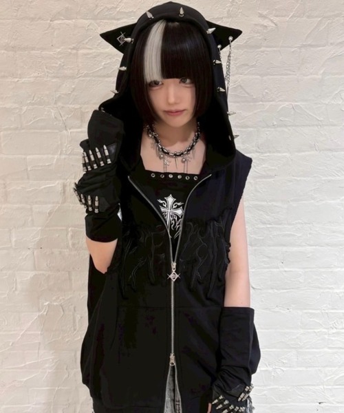 REFLEM(レフレム)の「『REFLEM/レフレム』弾丸アームカバー(アームカバー・レディース・ブラック・FREE)」の12枚目の写真