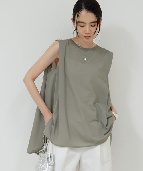 ガリャルダガランテ　バックフレアカットソー　ブラック GALLARDAGALANTE（ガリャルダガランテ）の「バックフレア