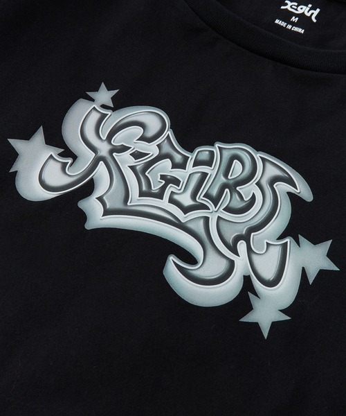 X-girl(エックスガール)の「STAR LOGO HALTERNECK L/S TEE(Tシャツ/カットソー・レディース・ブラック/ベージュ/ネイビー・S/M)」の8枚目の写真