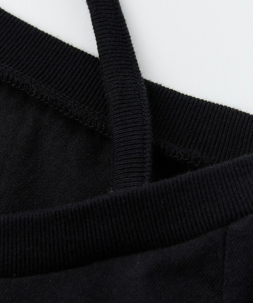 X-girl(エックスガール)の「STAR LOGO HALTERNECK L/S TEE(Tシャツ/カットソー・レディース・ブラック/ベージュ/ネイビー・S/M)」の10枚目の写真