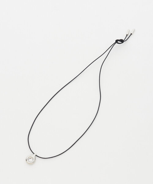 BEARDSLEY(ビアズリー)の「メタルドロップコードネックレス(ブラック)(ネックレス・レディース・シルバー・FREE)」の19枚目の写真