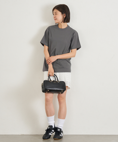 U by SPICK&SPAN(ユーバイスピックアンドスパン)の「HANES/ヘインズ BEEFY T-SHIRT 1P(Tシャツ/カットソー・レディース・ブラック系その他/ライトグレー/ホワイト・FREE)」の5枚目の写真