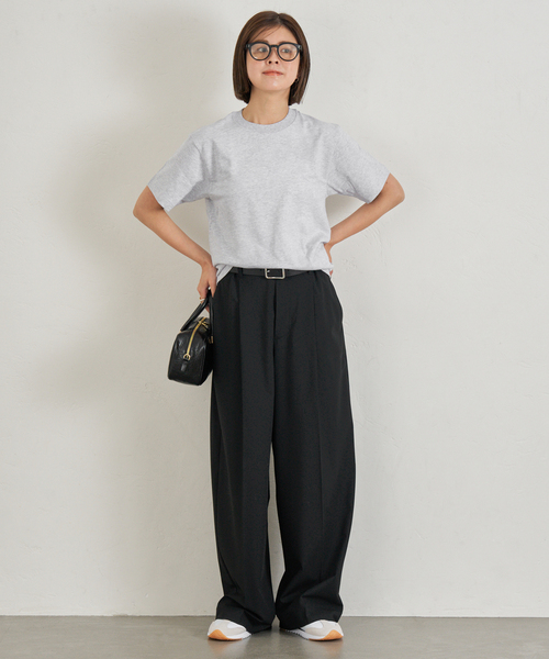 U by SPICK&SPAN(ユーバイスピックアンドスパン)の「HANES/ヘインズ BEEFY T-SHIRT 1P(Tシャツ/カットソー・レディース・ブラック系その他/ライトグレー/ホワイト・FREE)」の12枚目の写真