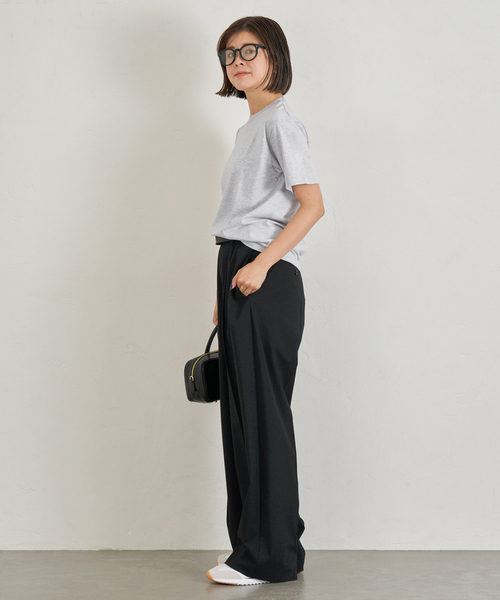 U by SPICK&SPAN(ユーバイスピックアンドスパン)の「HANES/ヘインズ BEEFY T-SHIRT 1P(Tシャツ/カットソー・レディース・ブラック系その他/ライトグレー/ホワイト・FREE)」の13枚目の写真