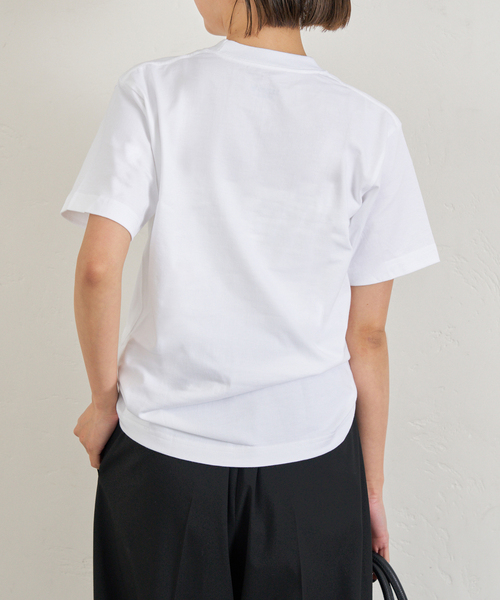 U by SPICK&SPAN(ユーバイスピックアンドスパン)の「HANES/ヘインズ BEEFY T-SHIRT 1P(Tシャツ/カットソー・レディース・ブラック系その他/ライトグレー/ホワイト・FREE)」の17枚目の写真