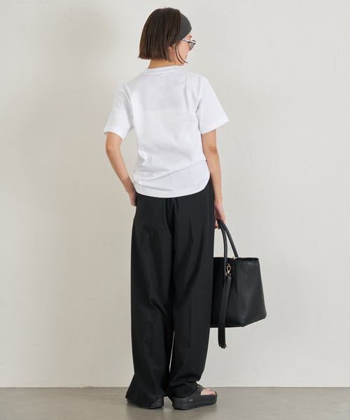 U by SPICK&SPAN(ユーバイスピックアンドスパン)の「HANES/ヘインズ BEEFY T-SHIRT 1P(Tシャツ/カットソー・レディース・ブラック系その他/ライトグレー/ホワイト・FREE)」の22枚目の写真