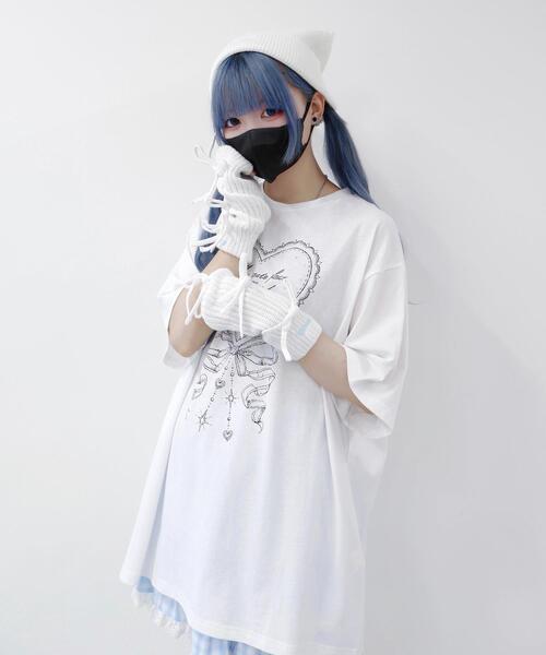 Whinny（ホワイニー）の「Whinny/くつろぎの招き猫（アームカバー・レディース・ホワイト/サックスブルー/ブラック・FREE）」の9枚目の写真