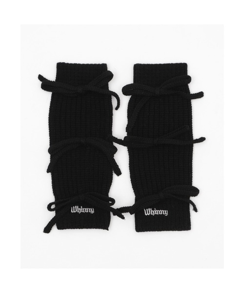 Whinny（ホワイニー）の「Whinny/くつろぎの招き猫（アームカバー・レディース・ホワイト/サックスブルー/ブラック・FREE）」の11枚目の写真