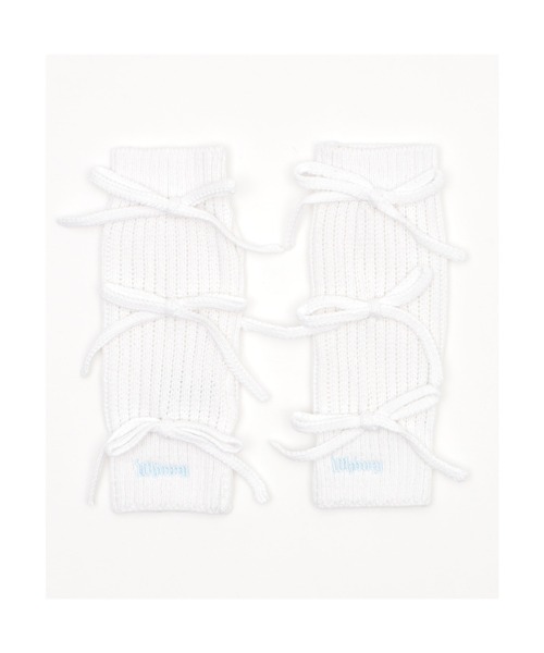 Whinny（ホワイニー）の「Whinny/くつろぎの招き猫（アームカバー・レディース・ホワイト/サックスブルー/ブラック・FREE）」の10枚目の写真