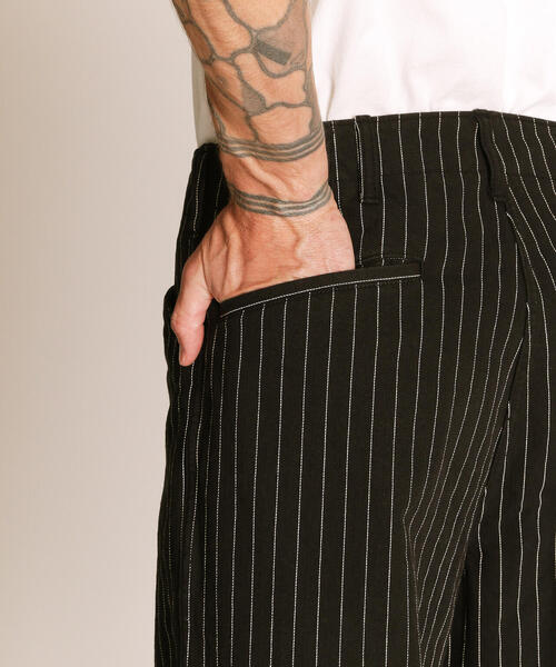 schott ストライプパンツ 34インチ Schott N.Y.C パンツ Schott/ショット/STRIPE FRISCO PANTS