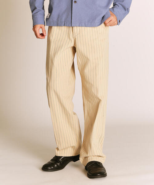 schott ストライプパンツ 34インチ Schott N.Y.C パンツ Schott/ショット/STRIPE FRISCO PANTS