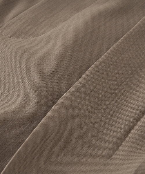 un dix cors（アンディコール）の「《セットアップ対応》リネンライクタックパンツ（スラックス・レディース・ブラック/グリーン/モカ・FREE）」の7枚目の写真