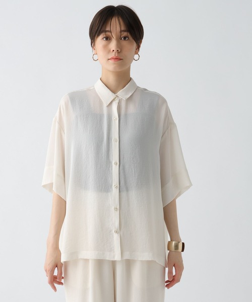 Elura（エルーラ）の「サラサラサマー5分袖シャツ/451129（シャツ
