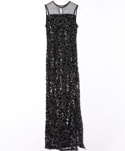 LEJA チュールフリルオフショルダースパンコール 当日発送】チュールフリルオフショルダースパンコールIライン