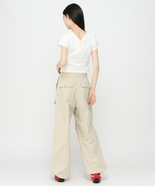 3.3 Field Trip （3.3フィールドトリップ）の「3.3 Field Trip／ドレープデザインT（Tシャツ/カットソー・レディース・ブラック/グレー/ブルー/ホワイト・FREE）」の10枚目の写真