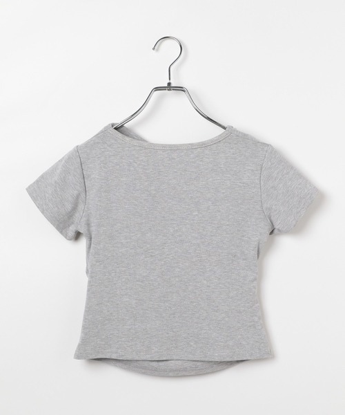 3.3 Field Trip （3.3フィールドトリップ）の「3.3 Field Trip／ドレープデザインT（Tシャツ/カットソー・レディース・ブラック/グレー/ブルー/ホワイト・FREE）」の19枚目の写真