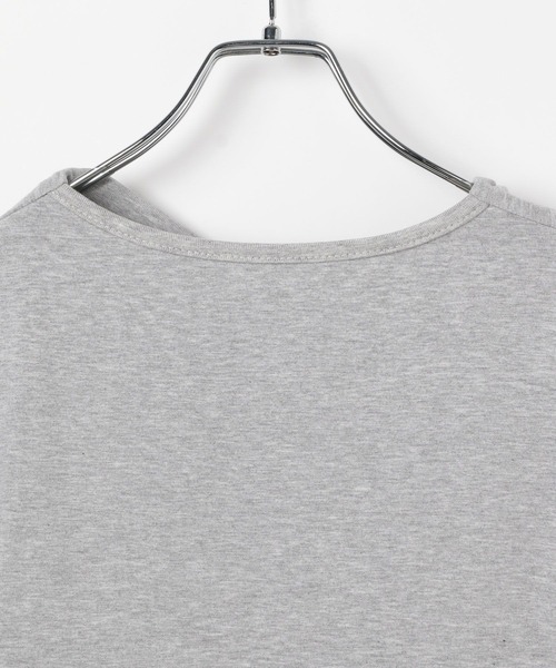 3.3 Field Trip （3.3フィールドトリップ）の「3.3 Field Trip／ドレープデザインT（Tシャツ/カットソー・レディース・ブラック/グレー/ブルー/ホワイト・FREE）」の21枚目の写真