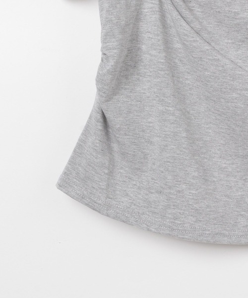 3.3 Field Trip （3.3フィールドトリップ）の「3.3 Field Trip／ドレープデザインT（Tシャツ/カットソー・レディース・ブラック/グレー/ブルー/ホワイト・FREE）」の22枚目の写真