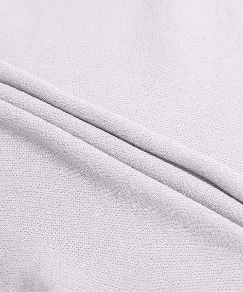 La-gemme(ラジェム)の「サマーニットペプラムトップス(Tシャツ/カットソー・レディース・ブラック/ライトグレー/ピンク/オフホワイト・フリー)」の5枚目の写真