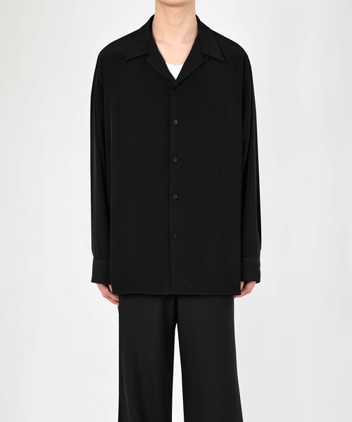 ミュージシャン KH DECHINE OPEN COLLAR BIG SHIRT（シャツ/ブラウス）｜LAD