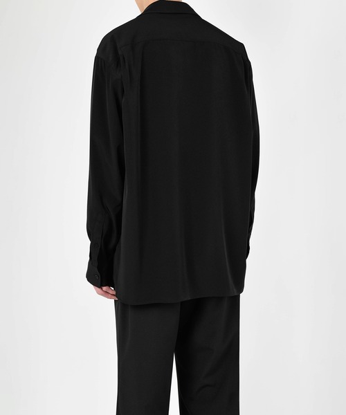 LAD MUSICIAN(ラッドミュージシャン)の「DECHINE OPEN COLLAR BIG SHIRT(シャツ/ブラウス・メンズ・ブラック/ブルー系・42/44/46)」の7枚目の写真