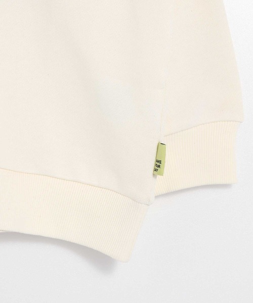 MAKE YOUR DAY（メイクユアデイ）の「テクテクえらい人ファミリー裏毛トレーナー■80～140cm（スウェット・キッズ・アイボリー/チャコールグレー・110/100/90/140/130/80/120）」の19枚目の写真