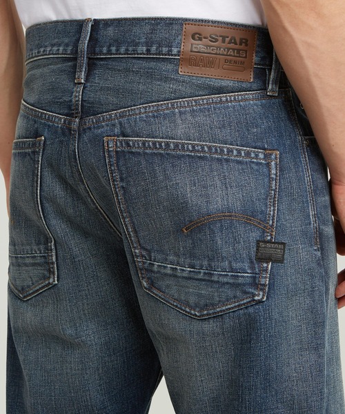 G-STAR(ジースター)の「DAKOTA REGULAR STRAIGHT JEANS/ヴィンテージライクレギュラーストレートジーンズ(デニムパンツ・メンズ・インディゴブルー・34/30/33/30/32/30/31/30/30/30/29/30/28/30/36/30)」の5枚目の写真