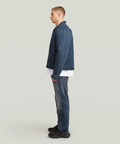 G-STAR(ジースター)の「DAKOTA REGULAR STRAIGHT JEANS/ヴィンテージライクレギュラーストレートジーンズ(デニムパンツ・メンズ・インディゴブルー・34/30/33/30/32/30/31/30/30/30/29/30/28/30/36/30)」の4枚目の写真