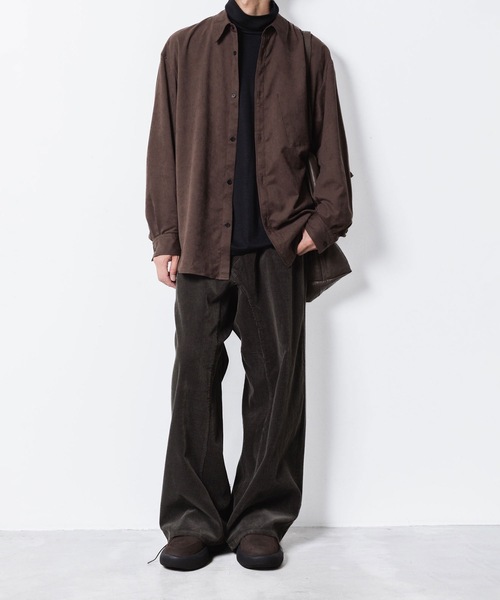 VEIN (ヴェイン)の「フィンクスコットン コーデュロイ リサイズ トラウザーズ / FINX CO CORDUROY RESIZE TROUSERS(その他パンツ・メンズ・ダークグレー・2/1/3)」の17枚目の写真