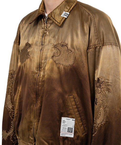 Maison MIHARA YASUHIRO(メゾンミハラヤスヒロ)の「Collared Souvenir Jacket(その他アウター・メンズ・ブラック/ブラウン・48/46)」の8枚目の写真