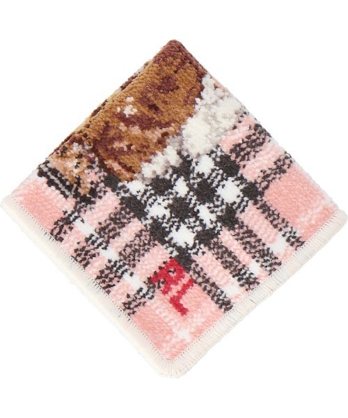 POLO RALPH LAUREN（ポロ ラルフ ローレン）の「シェニール織ハンカチ（ハンカチ/ハンドタオル・レディース・ベージュ/ピンク/ライトグリーン・FREE）」の4枚目の写真