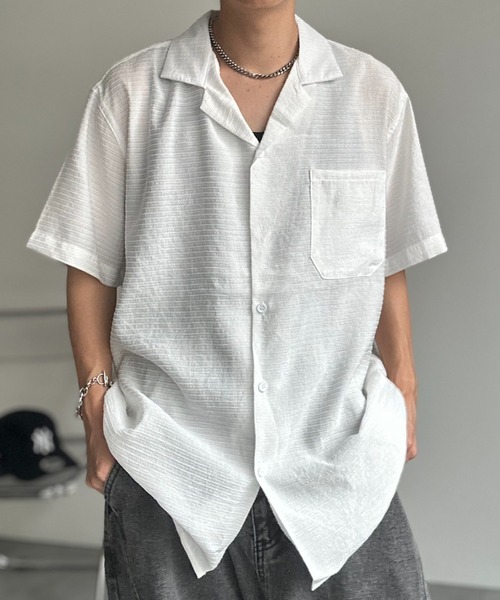 セール】半袖開襟シャツ/オープンカラーシャツ（シャツ/ブラウス