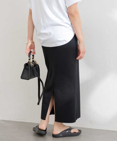 FRAMeWORK（フレームワーク）の「フルニードルニットミディスカート