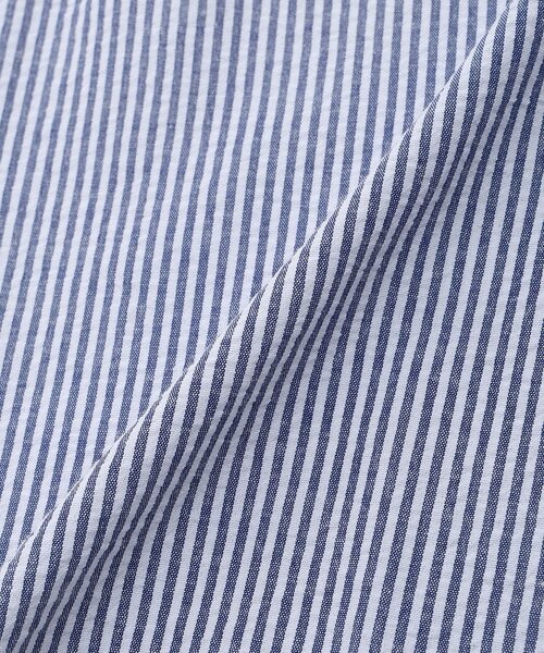 ギャザーネックサッカーブラウス（シャツ/ブラウス）｜LE SOUK