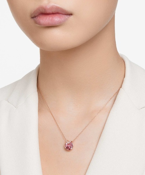 公式】【スワロフスキー】Bella V ペンダント ラウンドカット, ブルー