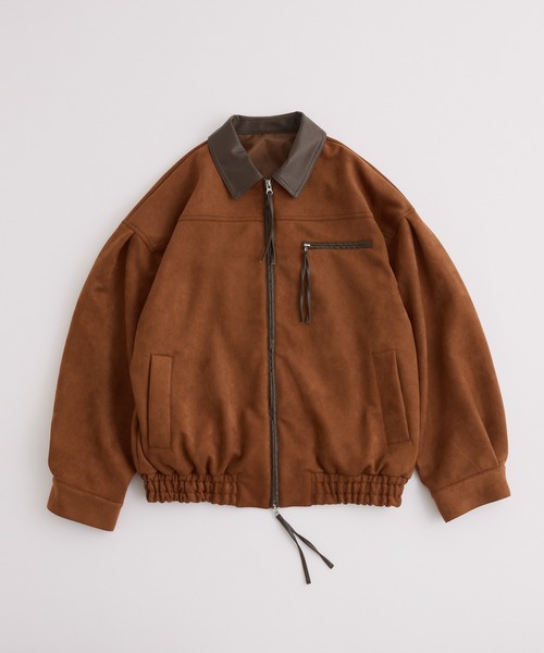 セール】セットアップ対応/パイピングジャケット（ブルゾン）｜one