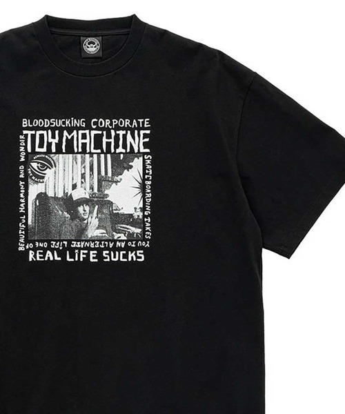 TOY MACHINE(トイ マシーン)の「TM HEAVY WEIGHT ED TEMPLETON SS TEE(Tシャツ/カットソー・メンズ・ホワイト/ブラック・M/L/XL)」の2枚目の写真
