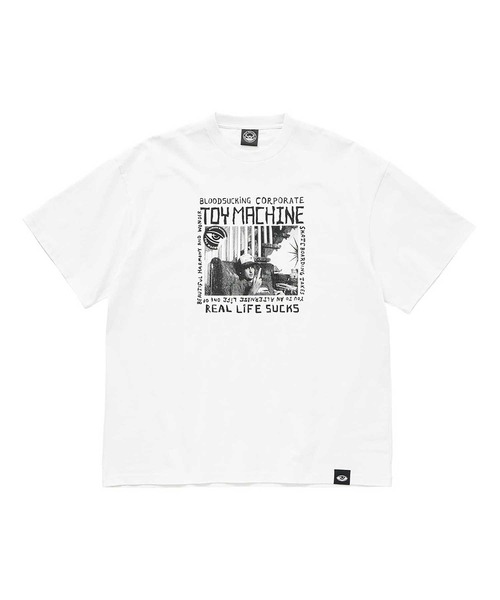 TOY MACHINE(トイ マシーン)の「TM HEAVY WEIGHT ED TEMPLETON SS TEE(Tシャツ/カットソー・メンズ・ホワイト/ブラック・M/L/XL)」の3枚目の写真