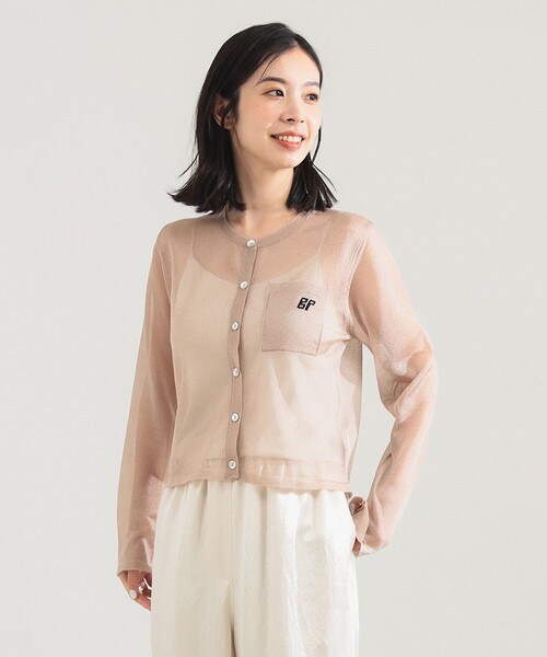 BAUM UND PFERDGARTEN（バウムウンドヘルガーデン）の「BAUM UND PFERDGARTEN / グリッター ニットカーディガン（カーディガン/ボレロ・レディース・ブラウン系その他2・ONE SIZE）」の8枚目の写真